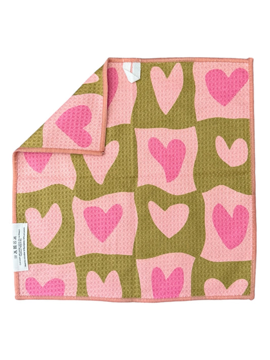 Heart Throb: Double-Sided Washcloth