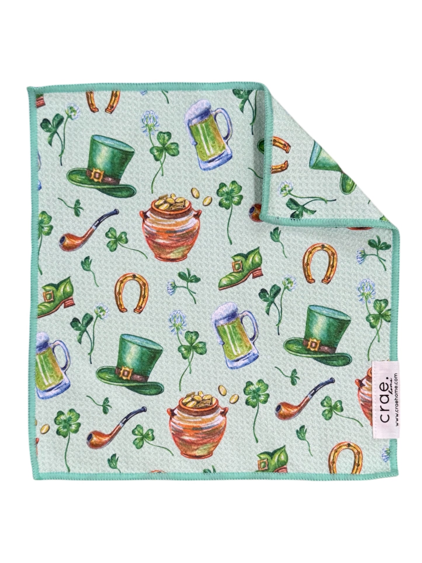 Luck Of The Irish: Double-Sided Washcloth