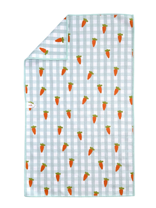 Carrot Top: Double-Sided Hand Towel