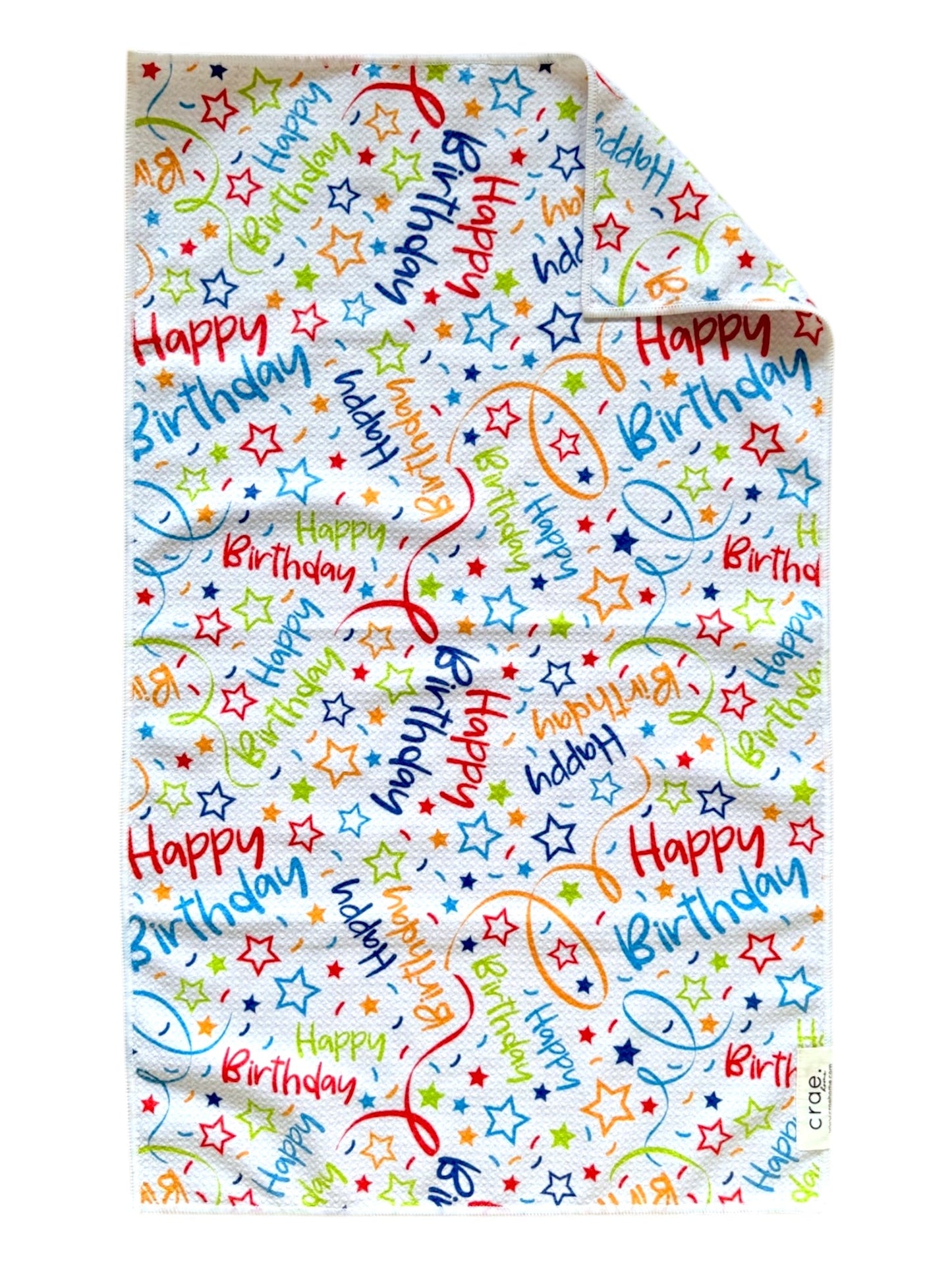 Hooray/Special Day: 2 Double Sided-Hand Towels