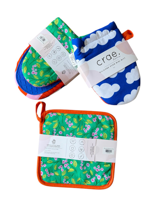 Day and Night: 2 Mini Mitt + 1 Pot Pad Bundle Pack