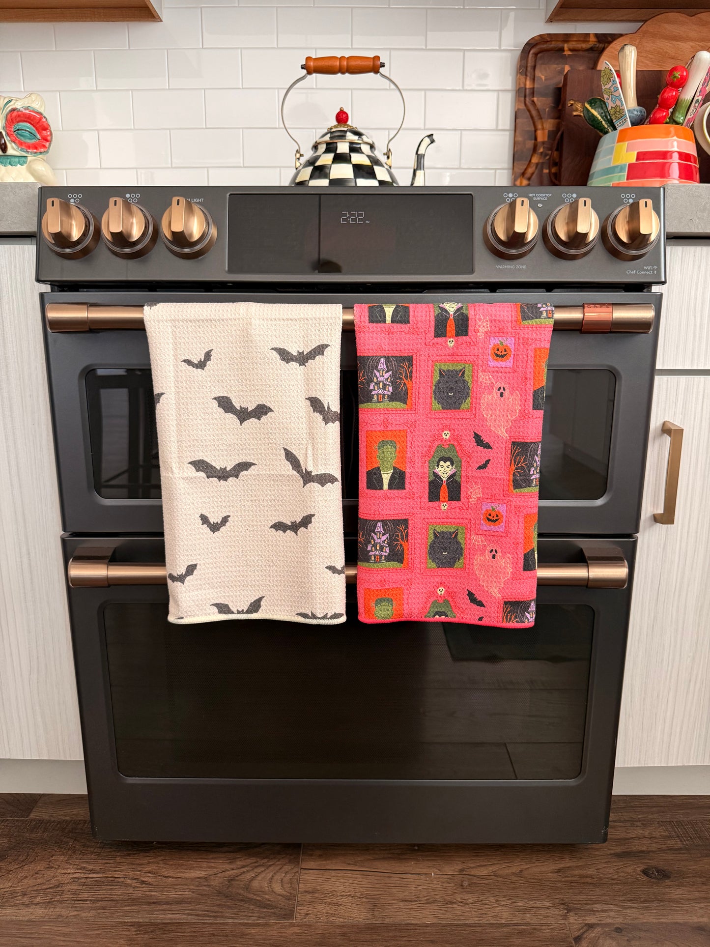 Haunted Portraits: Double-Sided Hand Towel