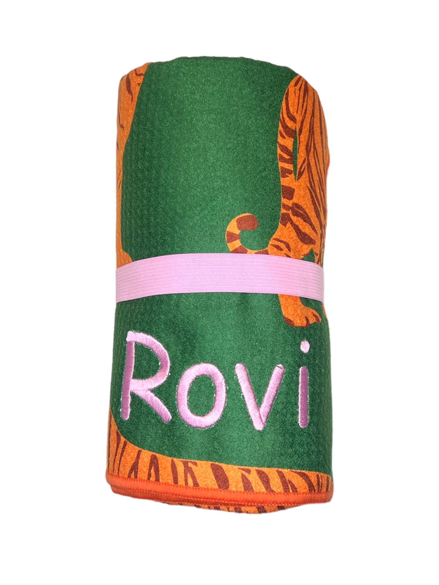 Eye Of The Tiger Pool Towel: Reversible