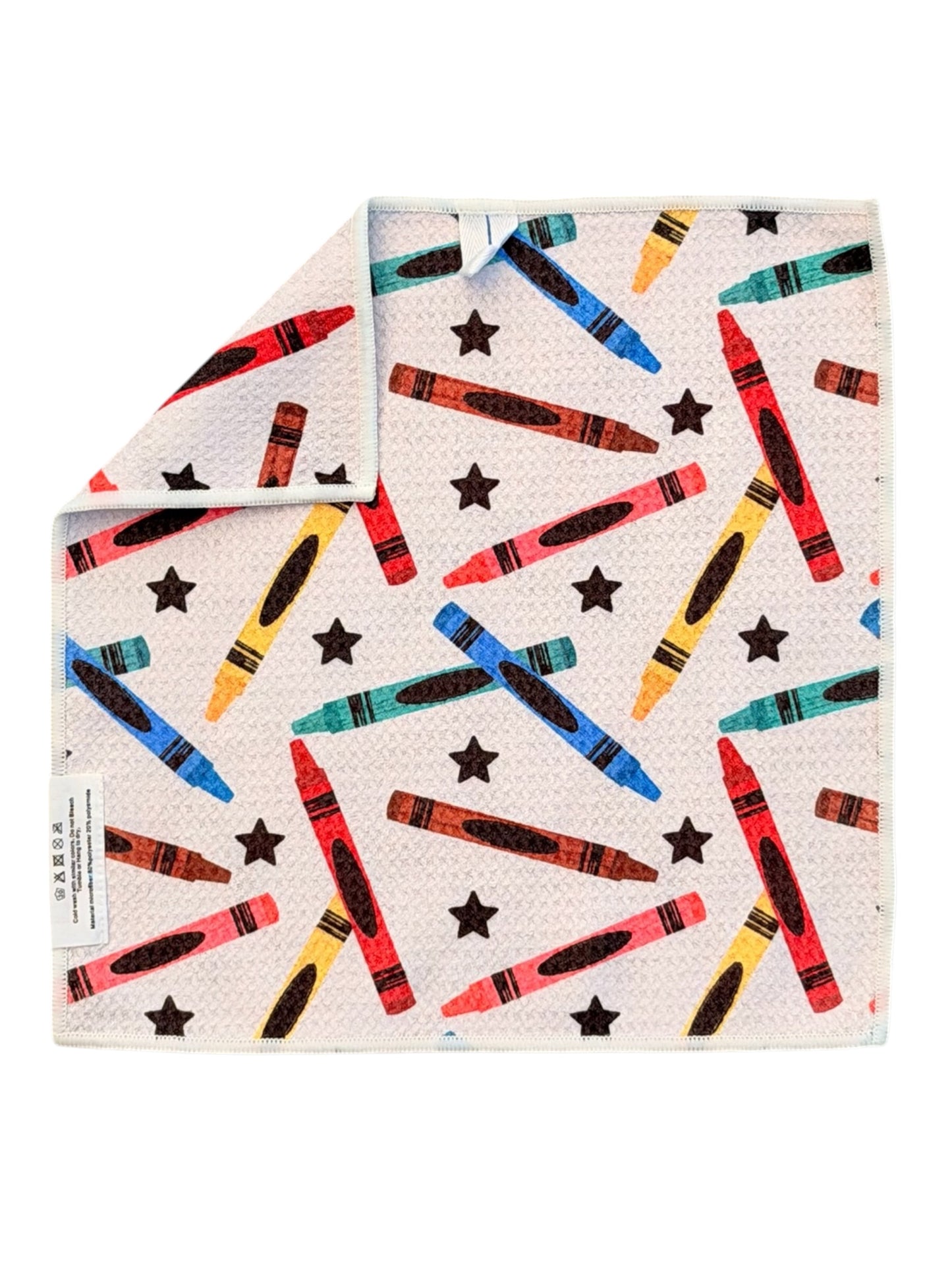 Crayon Confetti: Double-Sided Washcloth
