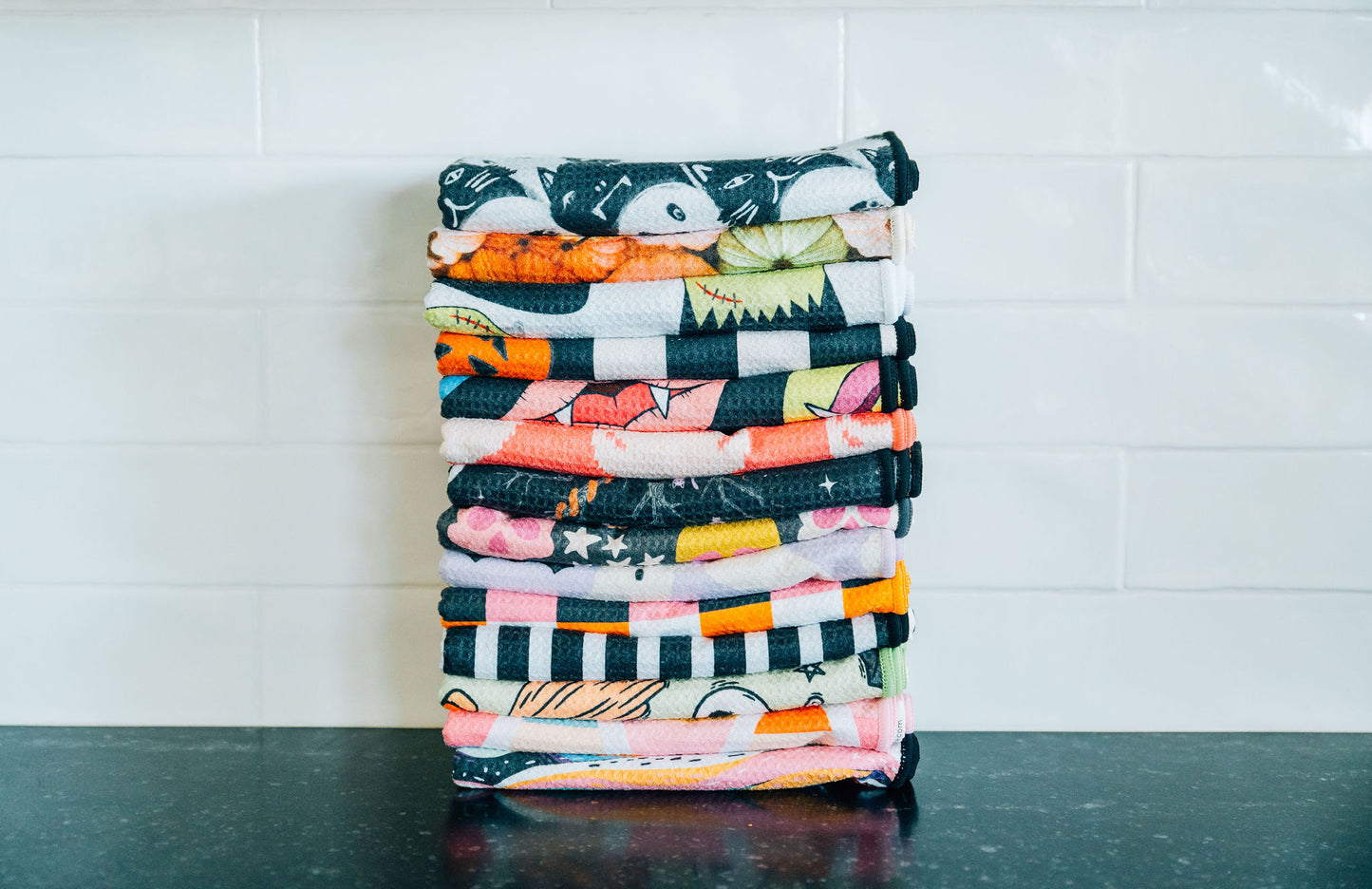 Black Licorice: Double-Sided Hand Towel