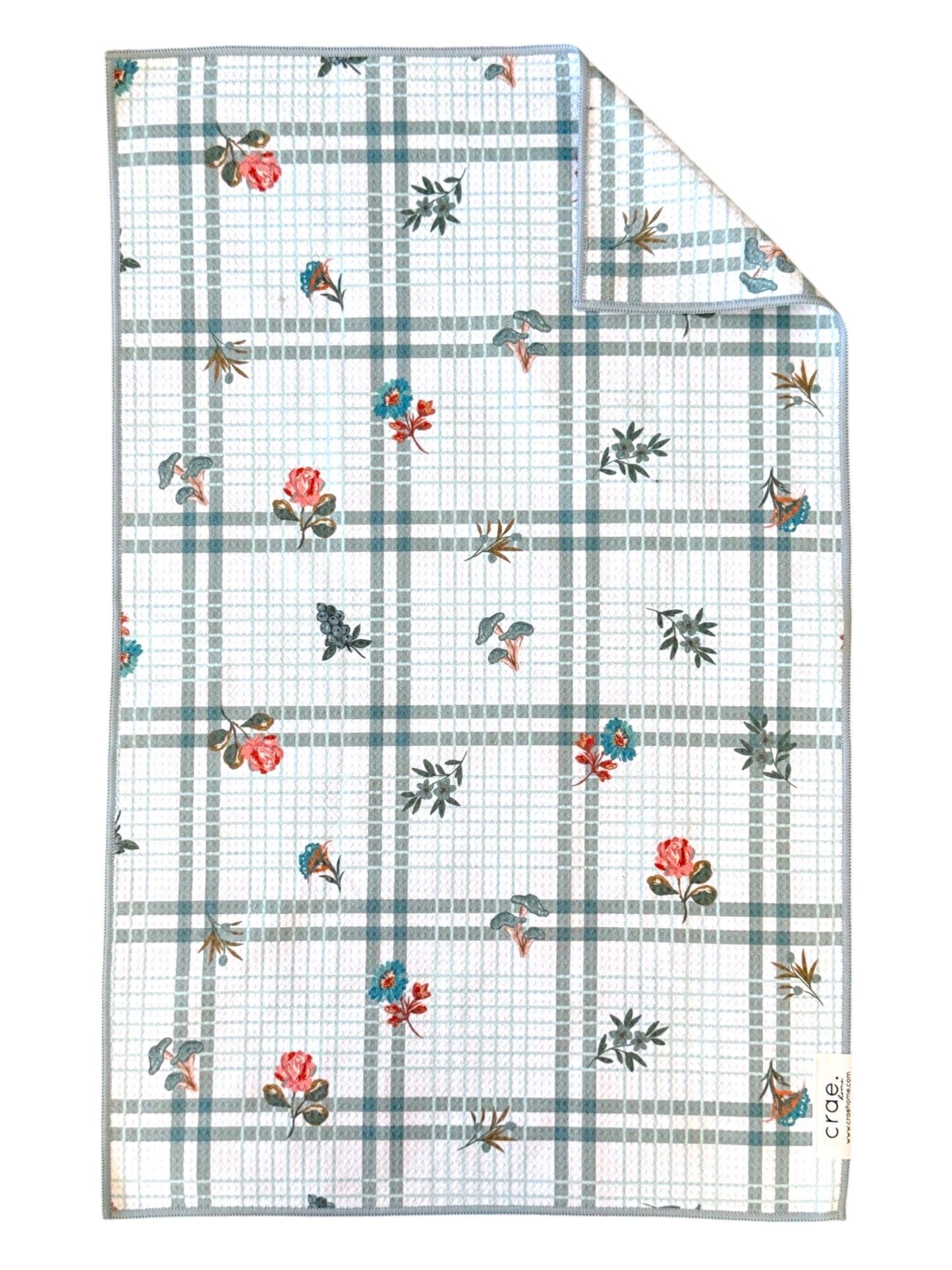 Blue Meadows/Rabble: 2 Double Sided-Hand Towels
