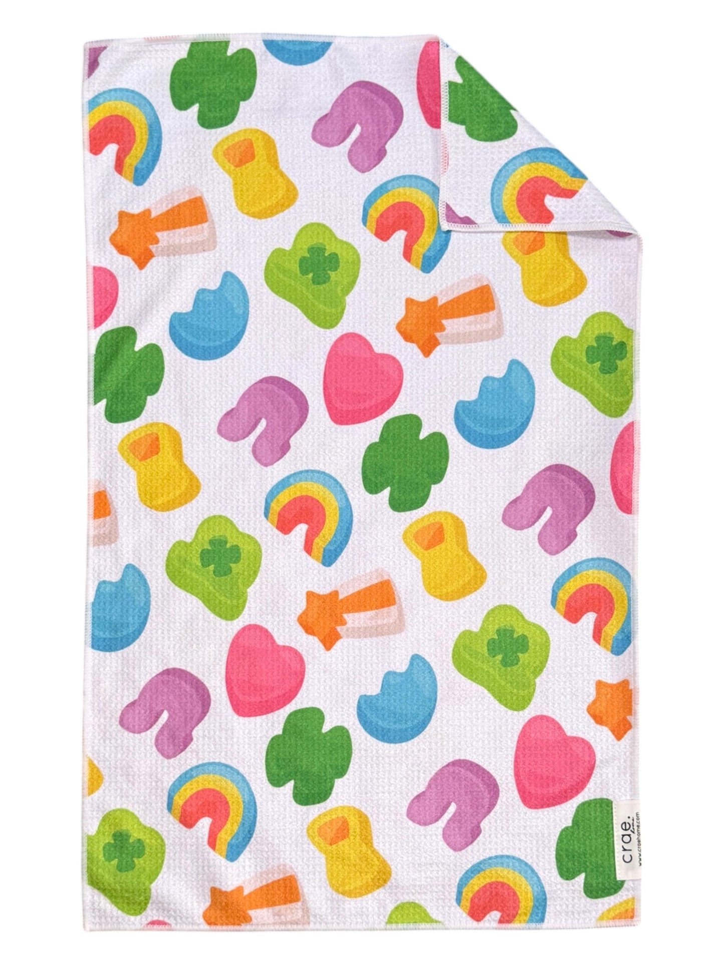 Clovers And Blue Moons: Double-Sided Hand Towel