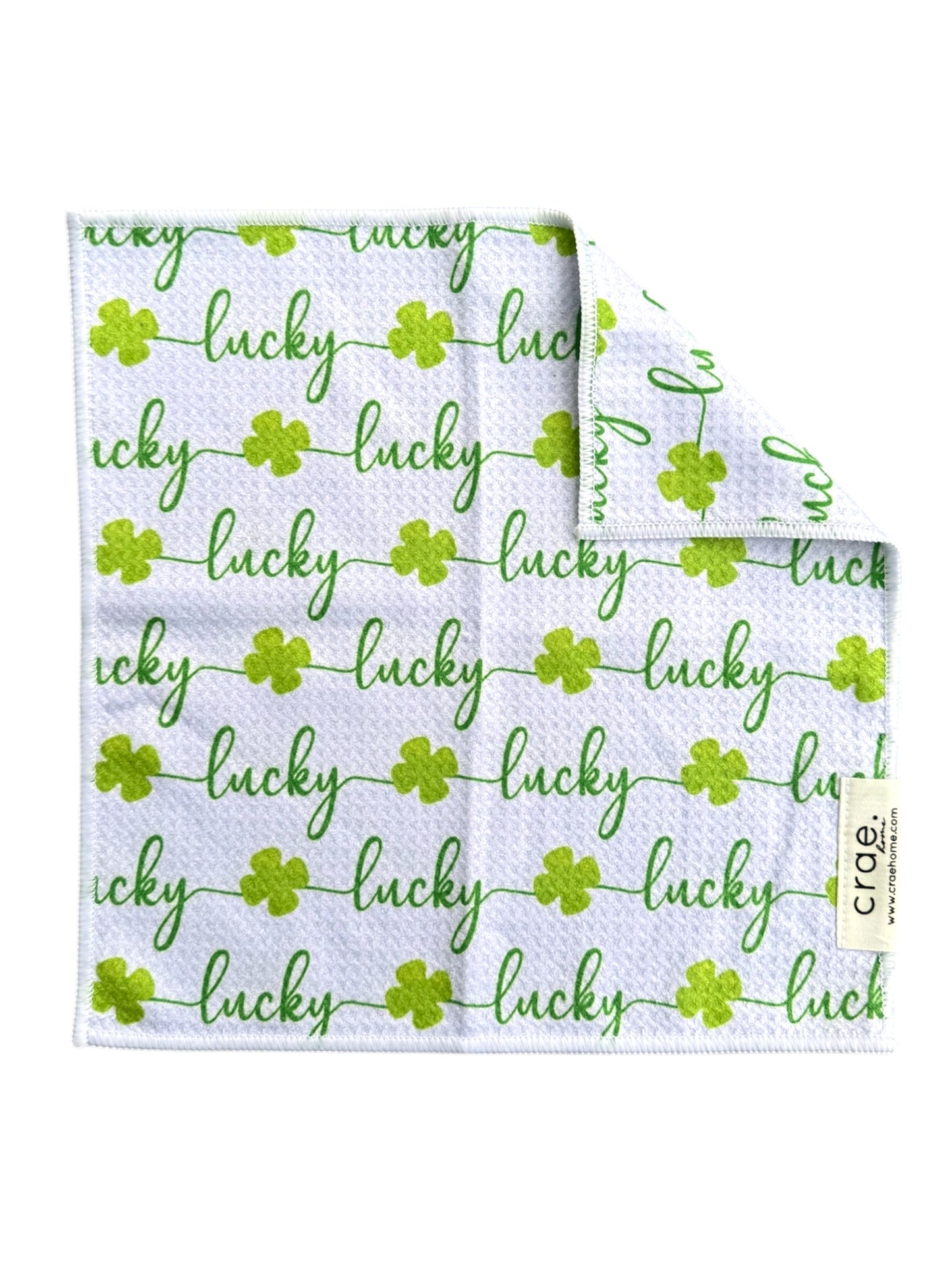 Lucky: Double-Sided Washcloth