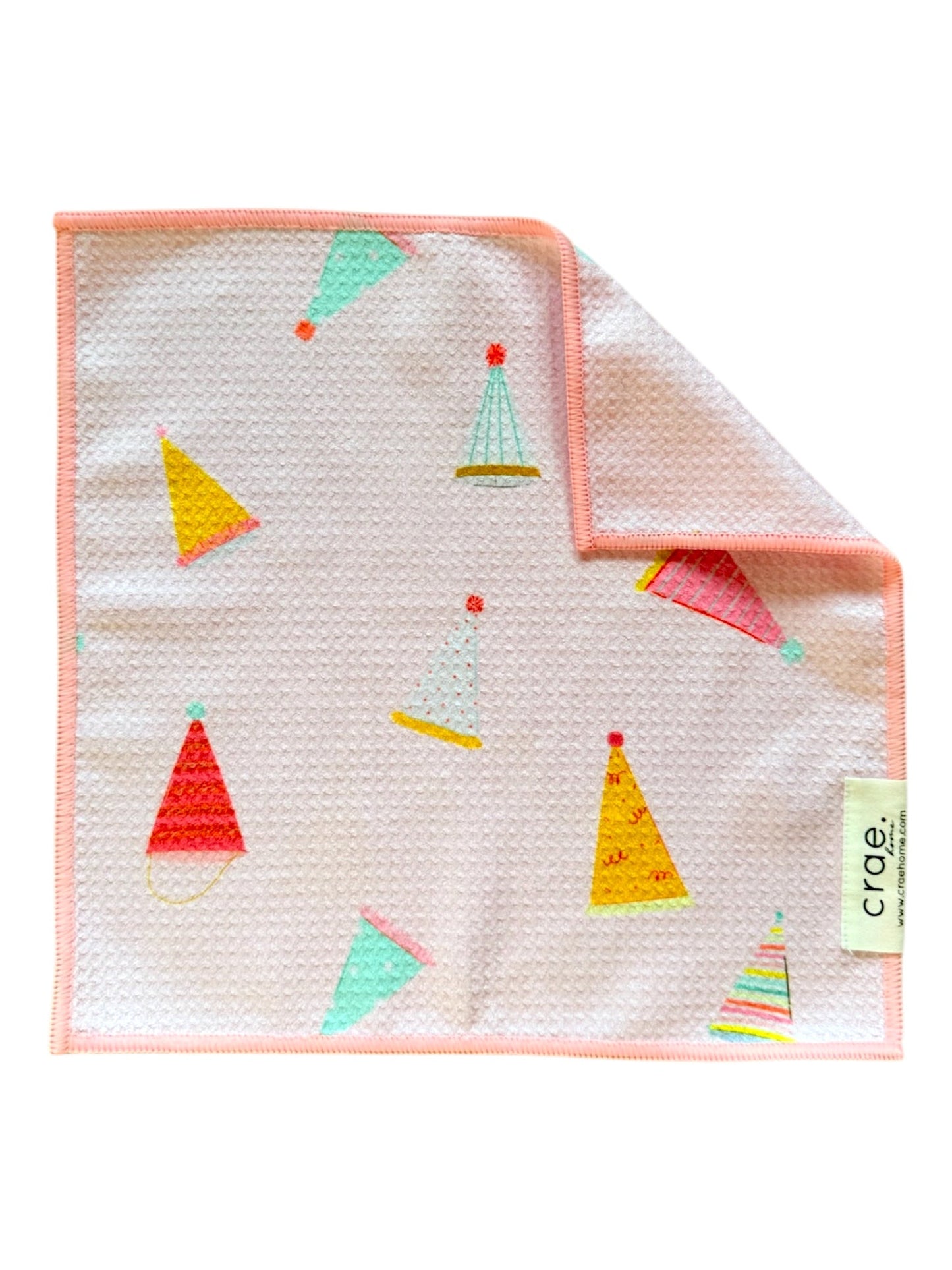 Confetti Cannon/Hats Off: Double Sided-Hand Towel Washcloth Set