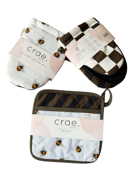 Milk and Honey: 2 Mini Mitt + 1 Pot Pad Bundle Pack