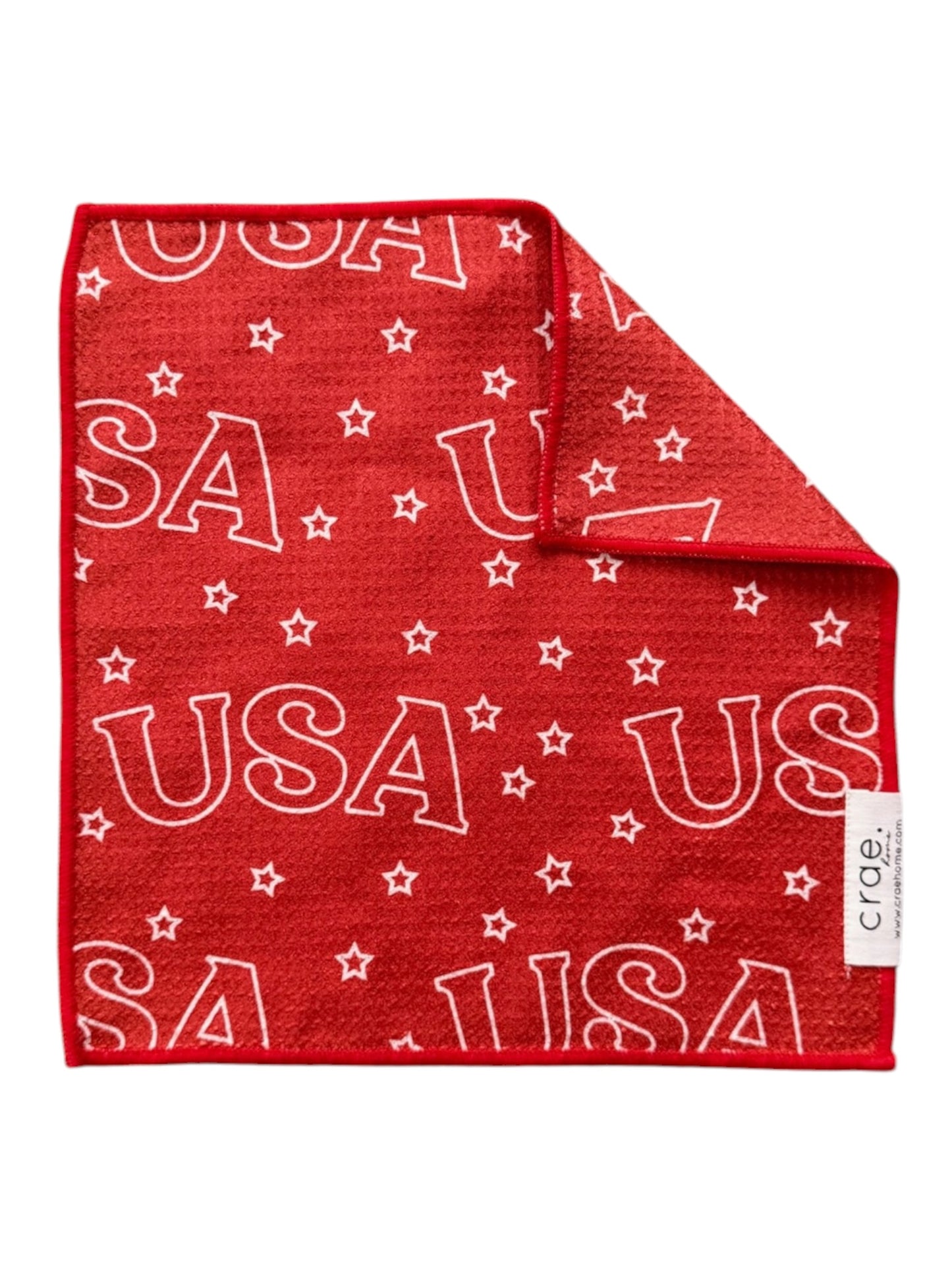 U.S.A.: Double-Sided Washcloth