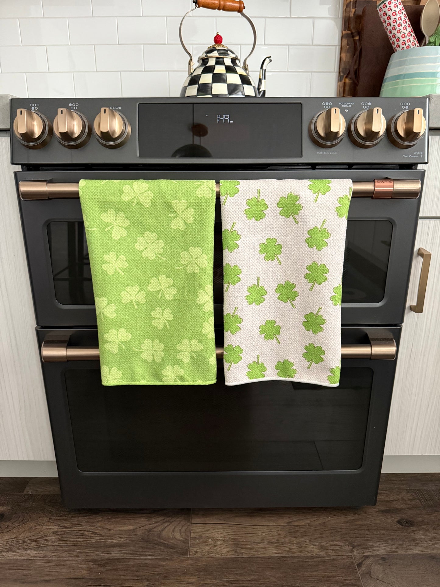 Trefoils: Double-Sided Hand Towel