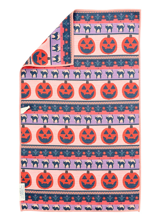 Nordic Nightfall: Double-Sided Hand Towel