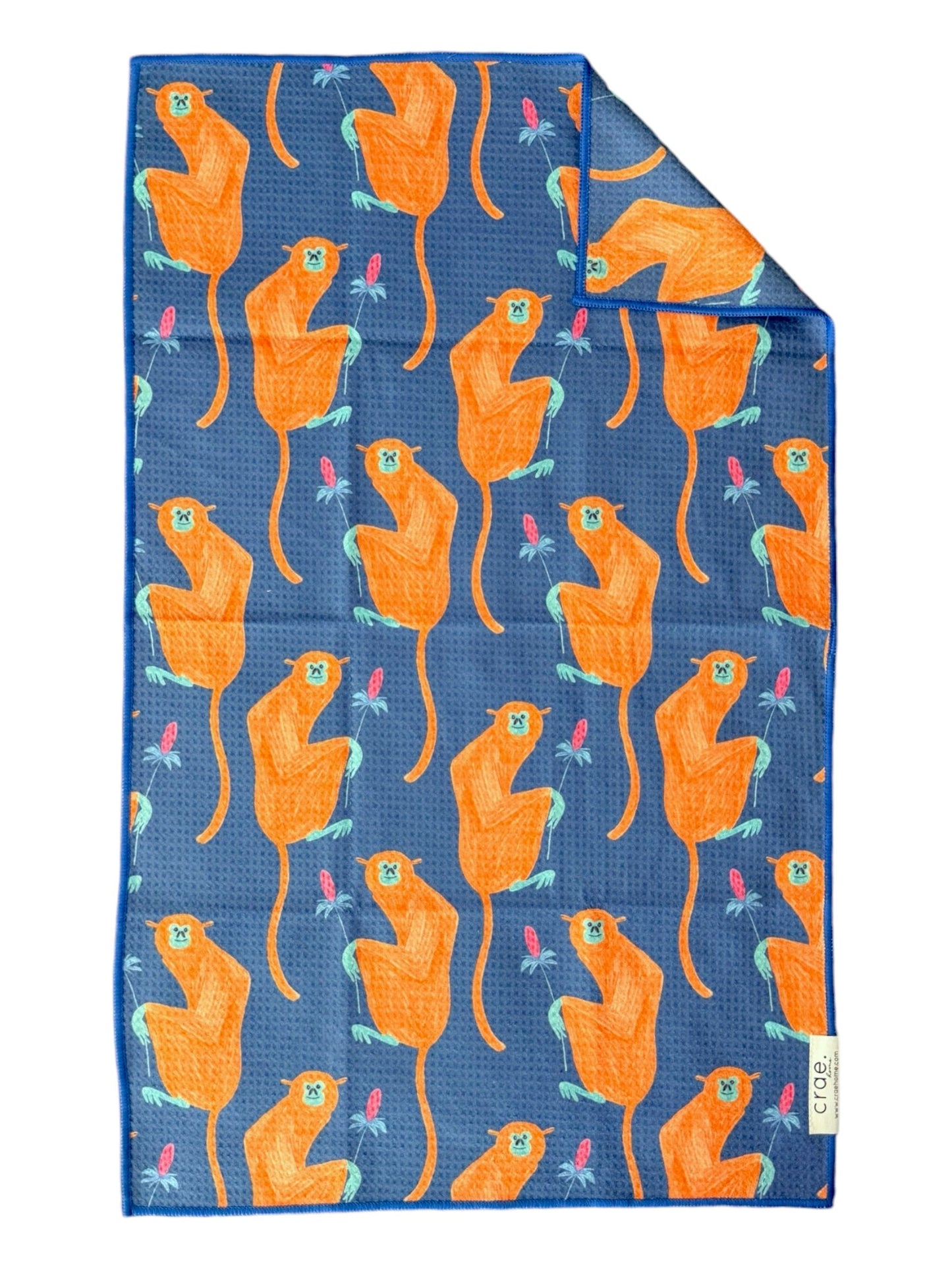 Monkey Business/Cabana: 2 Double Sided-Hand Towels