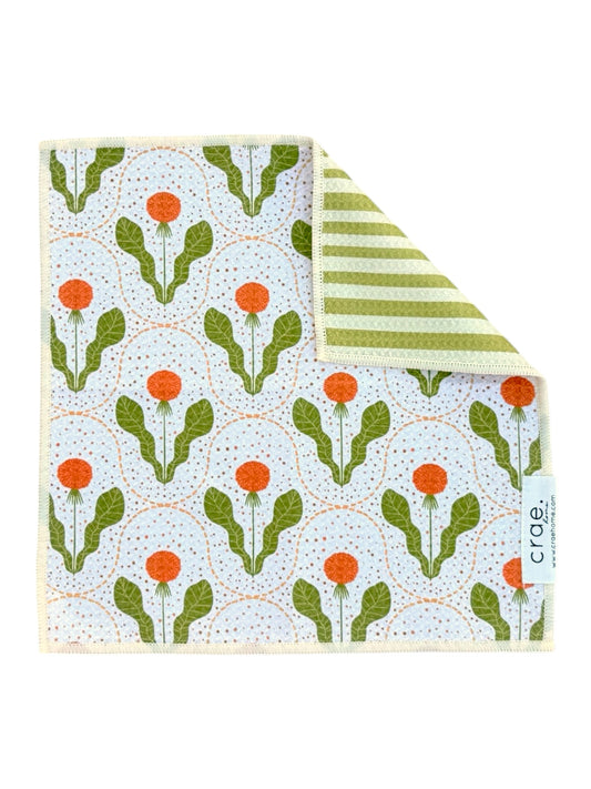 Sprout and Stripe: Reversible Washcloth