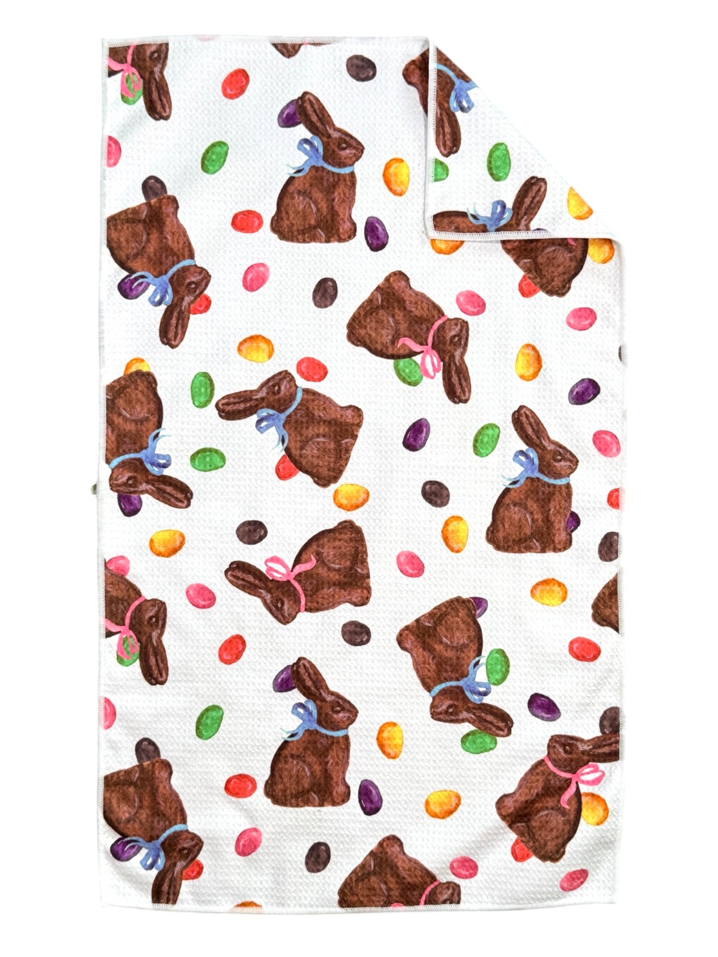 Yummy Chocolate: Double-Sided Hand Towel