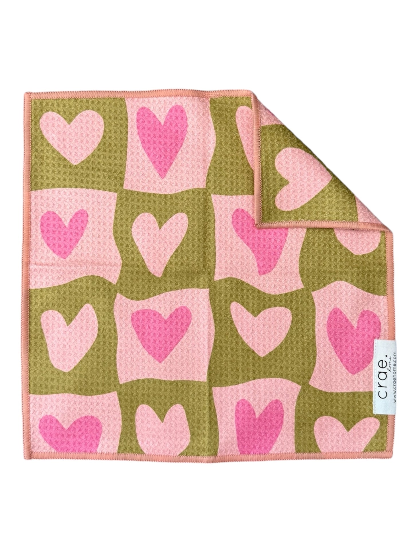 Heart Throb: Double-Sided Washcloth