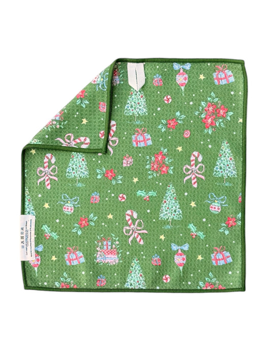 Yuletide: Double-Sided Washcloth
