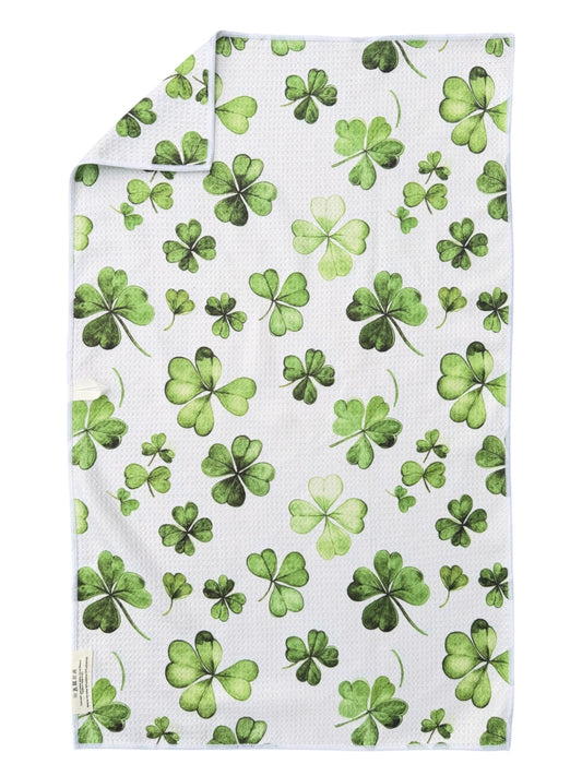 Shamrock Shuffle: Double-Sided Hand Towel