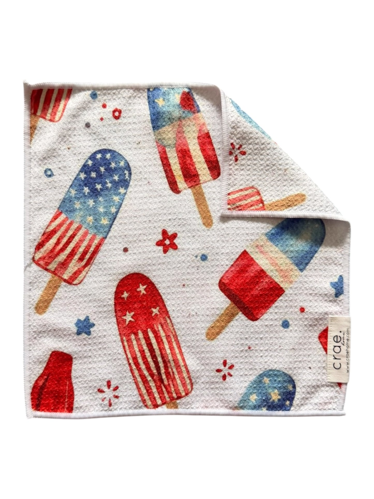 Rocket Party Pop: Double-Sided Washcloth