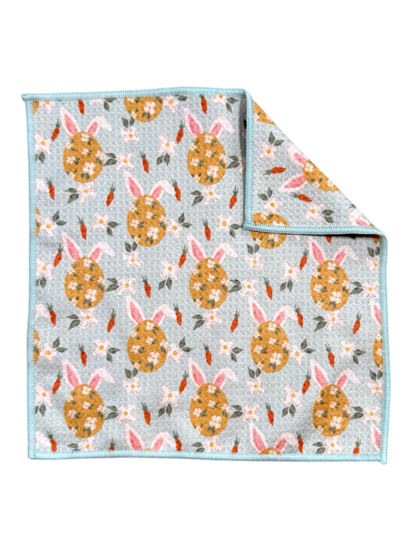 Bunny Seek: Double-Sided Washcloth