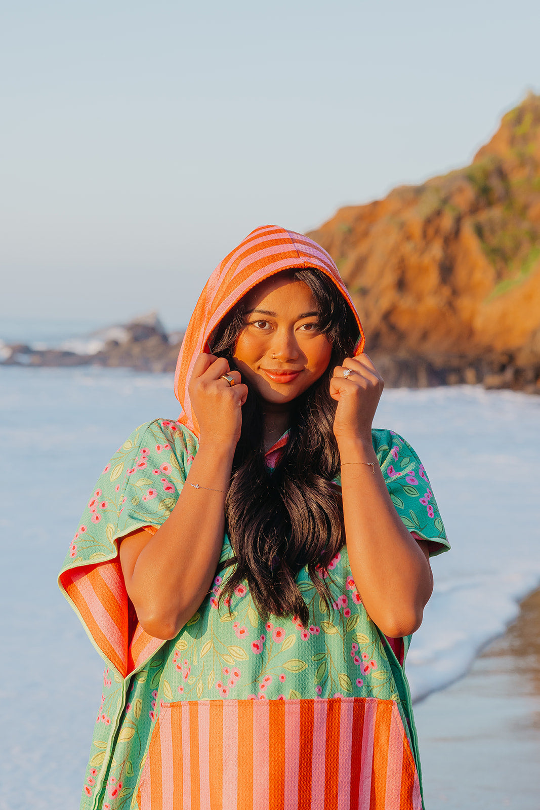 Sun-Kissed: Reversible Poncho