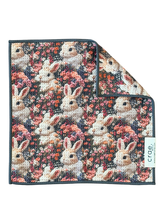 Halo Hare: Double-Sided Washcloth
