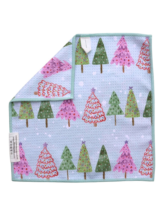 Sprinkled Pines: Double-Sided Washcloth