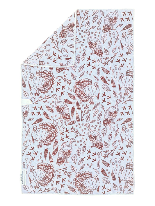 Turkey Trot: Double-Sided Hand Towel