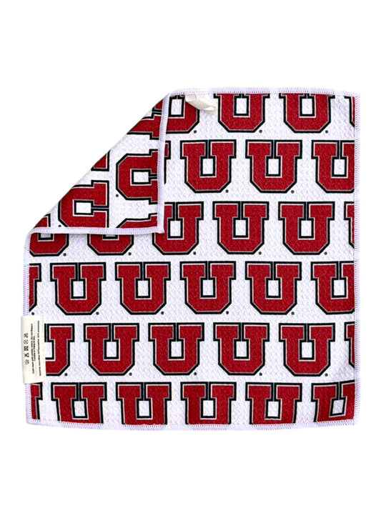 Red Hot, Ute Proud: Double-Sided Washcloth