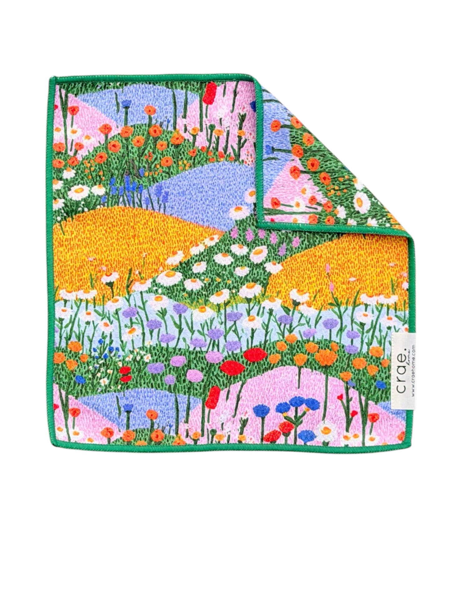 Happy Hills: Double-Sided Washcloth