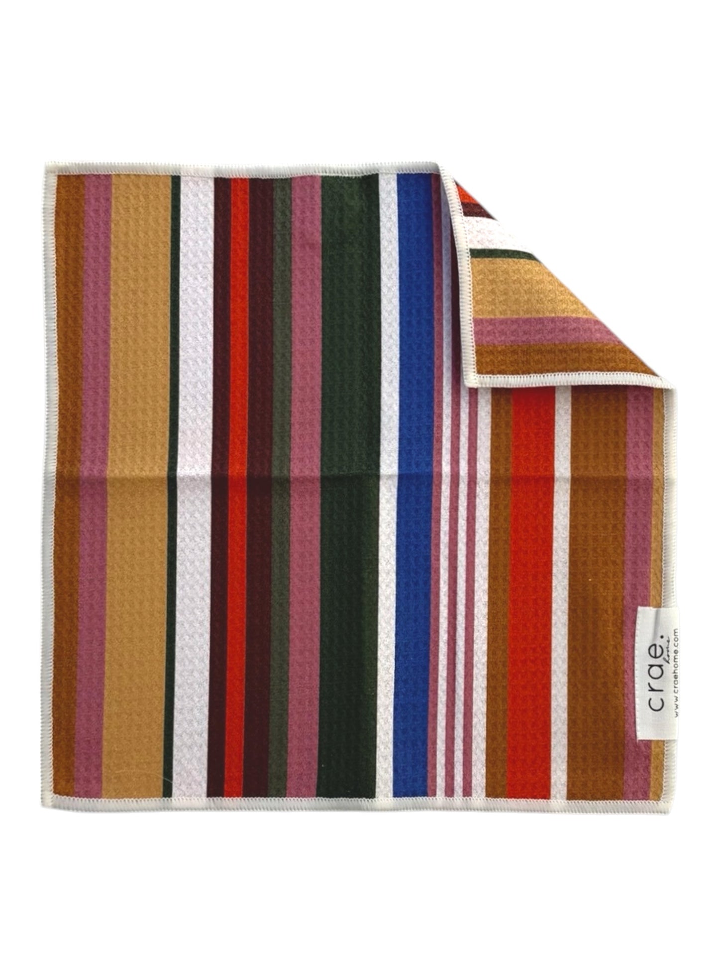 Grow With Me/Sedona Stripe: Double Sided-Hand Towel Washcloth Set