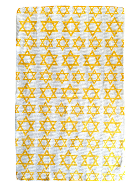 Star Of David: Single-Sided Hand Towel