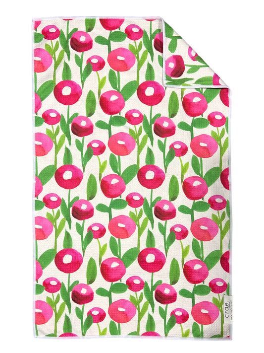 Poppie: Double-Sided Hand Towel