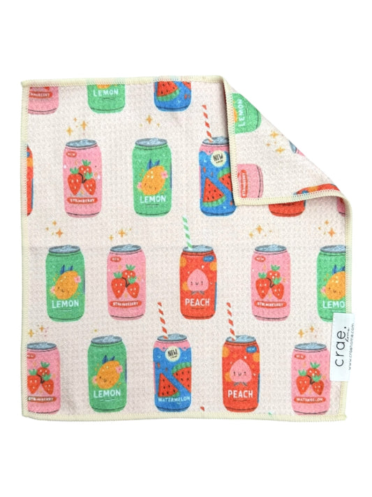 Sip Happens: Double-Sided Washcloth