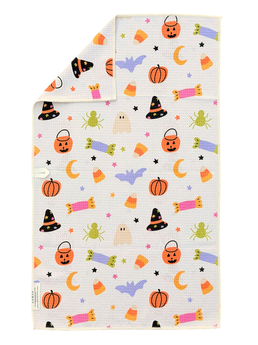 Trick-Or-Treat Scatter: Double-Sided Hand Towel