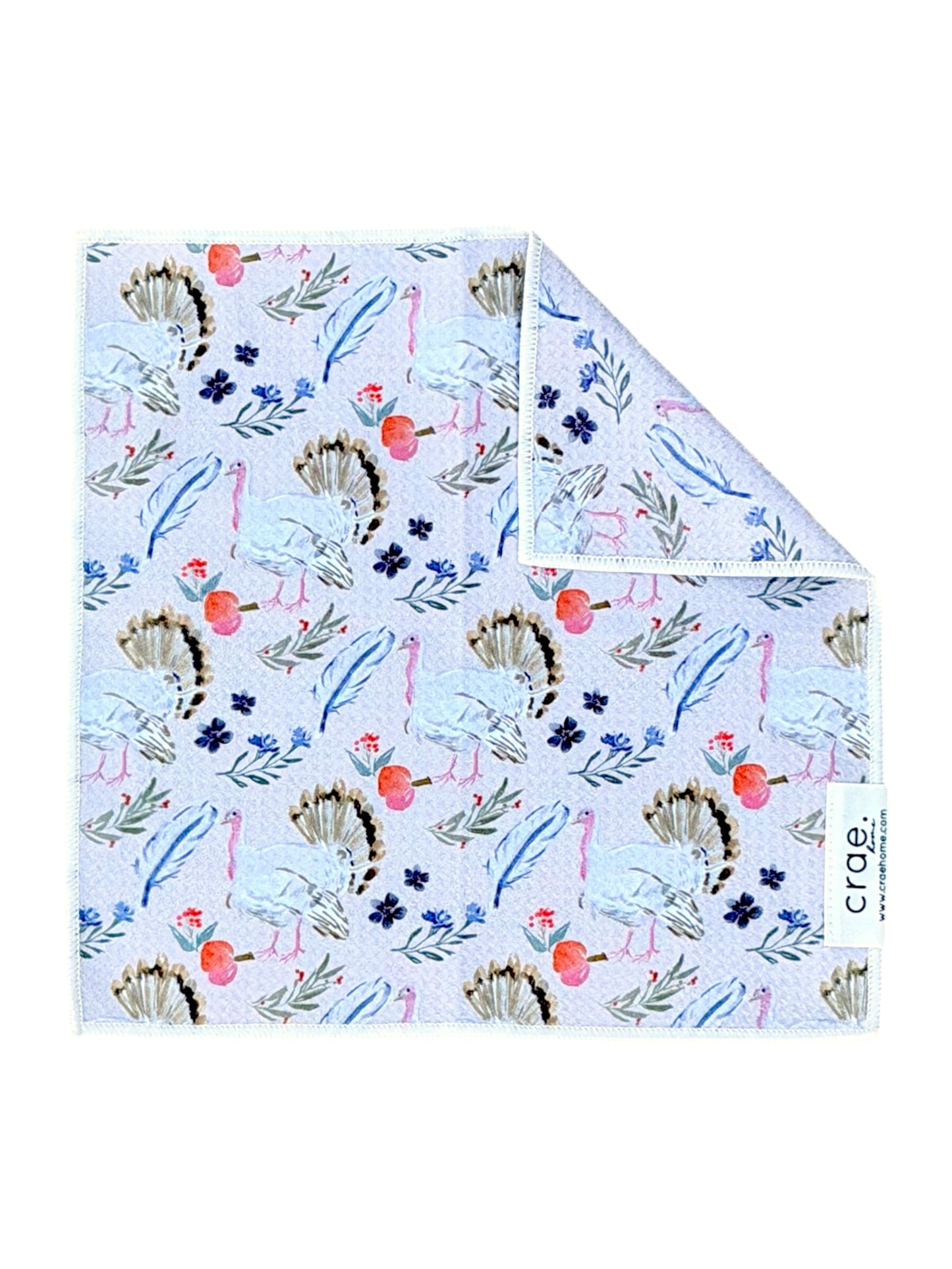 Birds Of A Feather: Double-Sided Washcloth