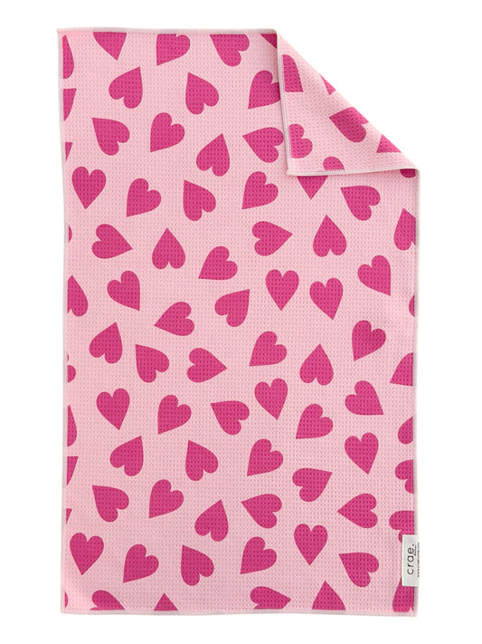 Pretty In Pink: Double-Sided Hand Towel