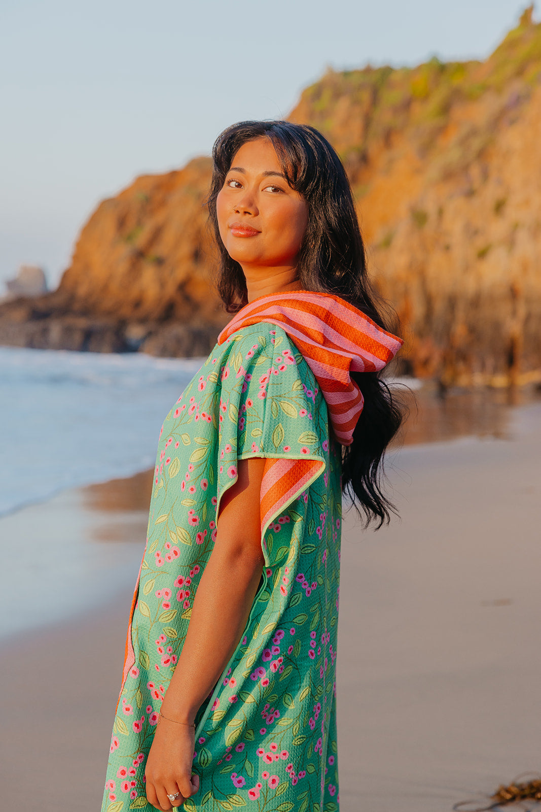Sun-Kissed: Reversible Poncho