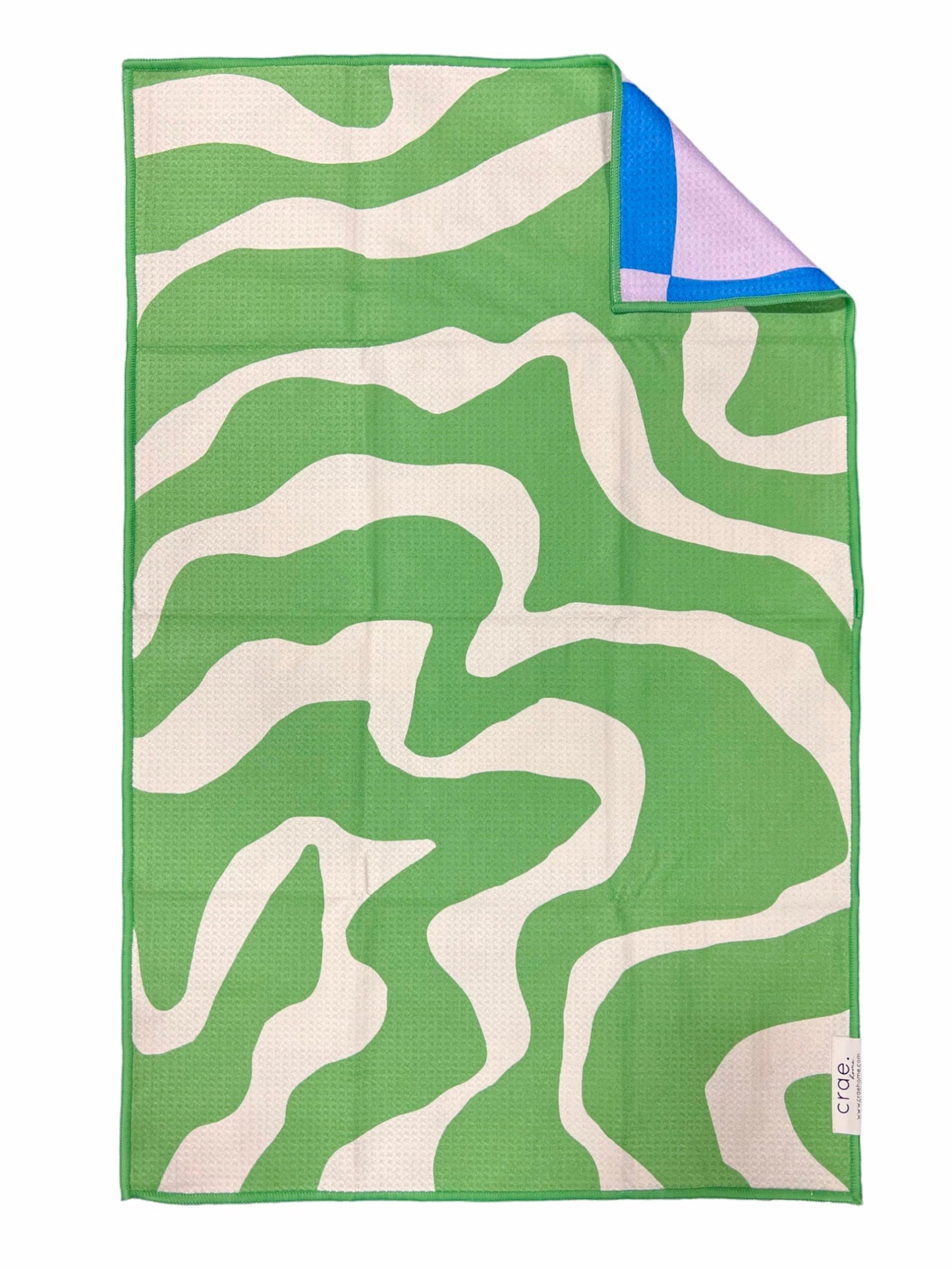 Squirmy/Enchanted Ponds: Reversible-Hand Towel Washcloth Set