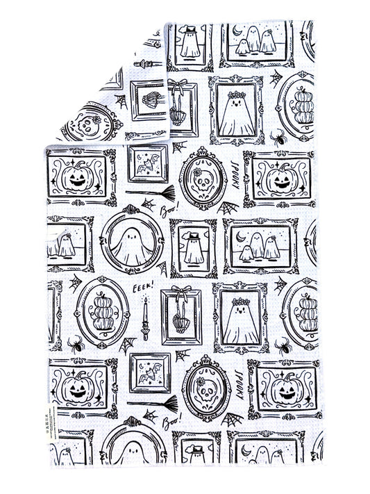 Ghostly Gallery: Double-Sided Hand Towel
