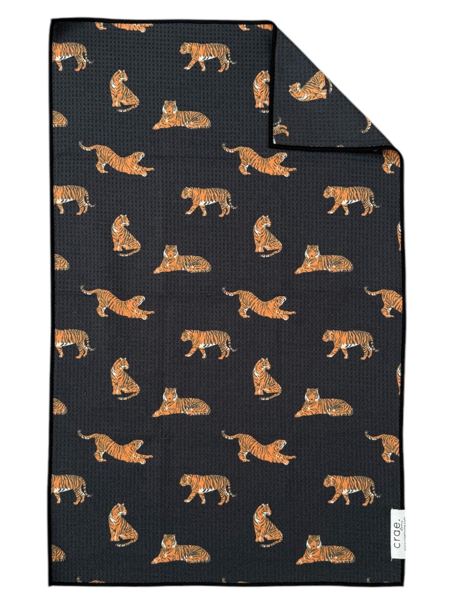 Chocolate Check/Here Kitty Kitty: 2 Double Sided-Hand Towels