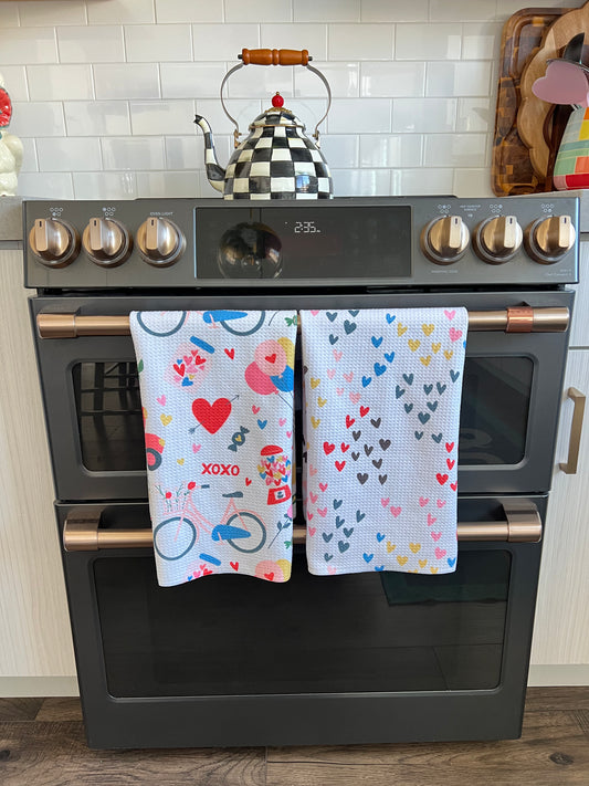 Scootering For Your Heart: Single-Sided Hand Towel