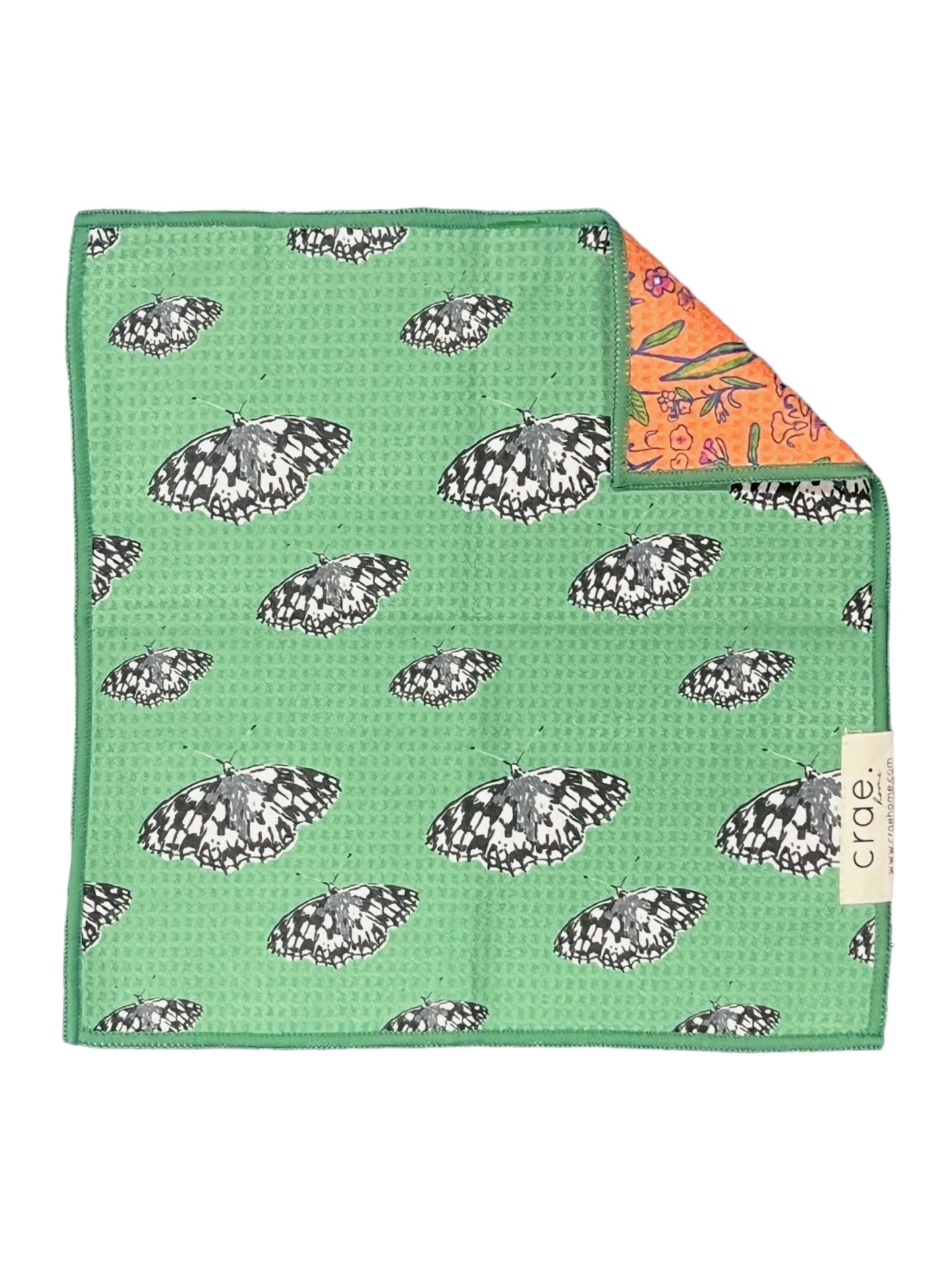 Papillon: Reversible Washcloth