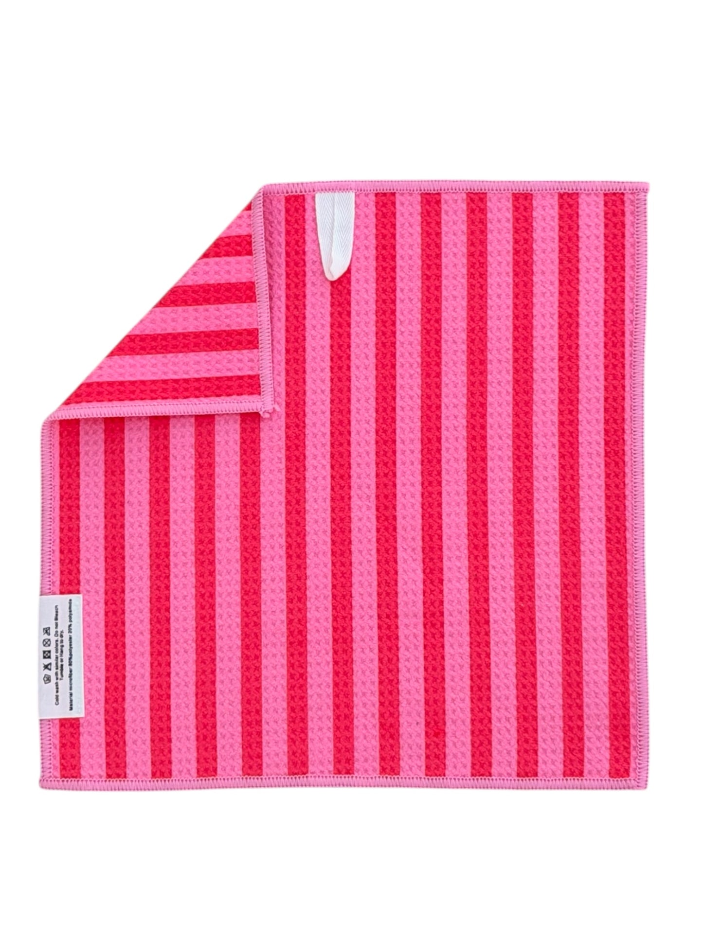 Pink Licorice: Double-Sided Washcloth