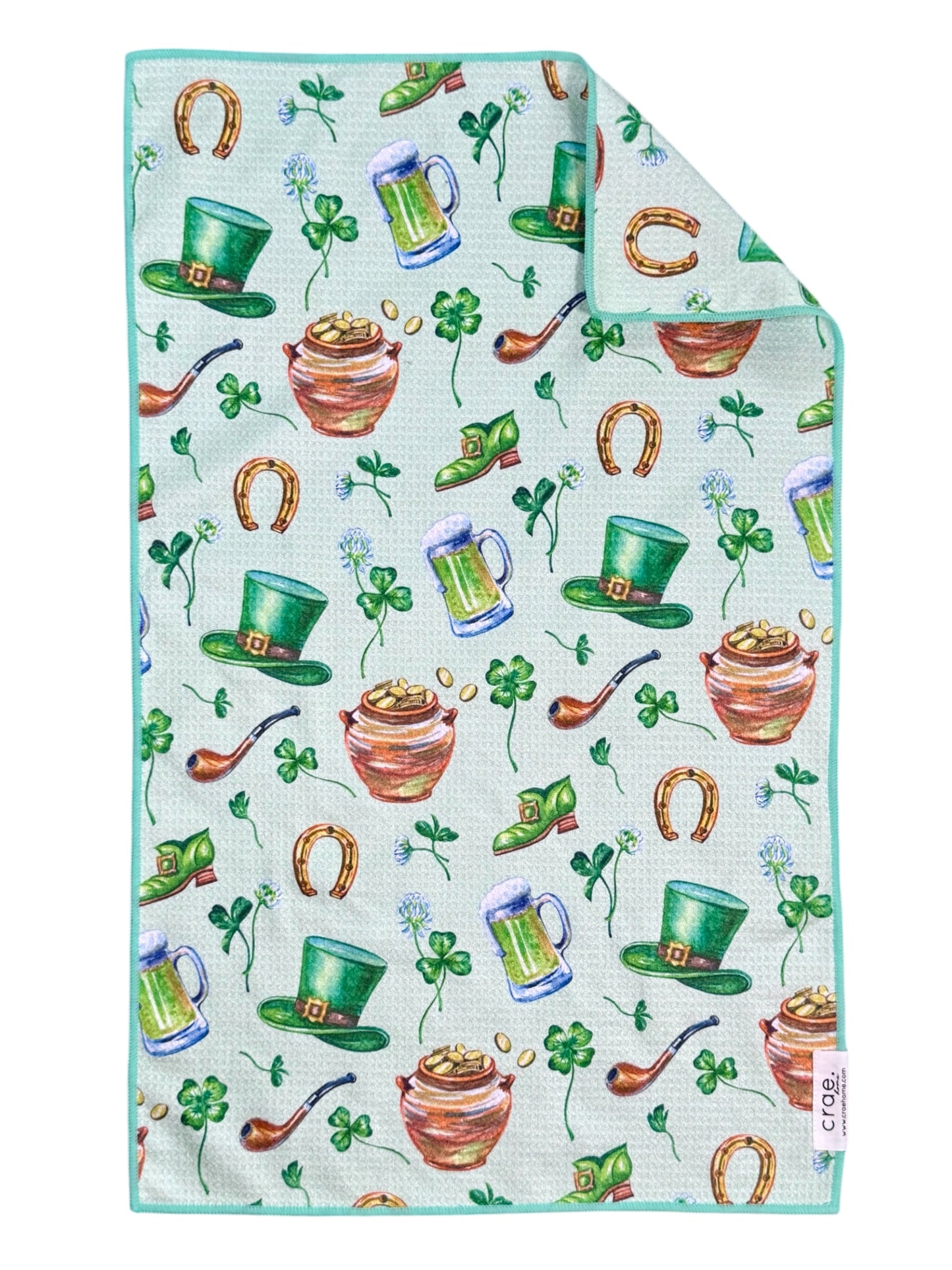 Luck Of The Irish: Double-Sided Hand Towel