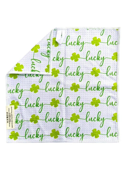 Lucky: Double-Sided Washcloth