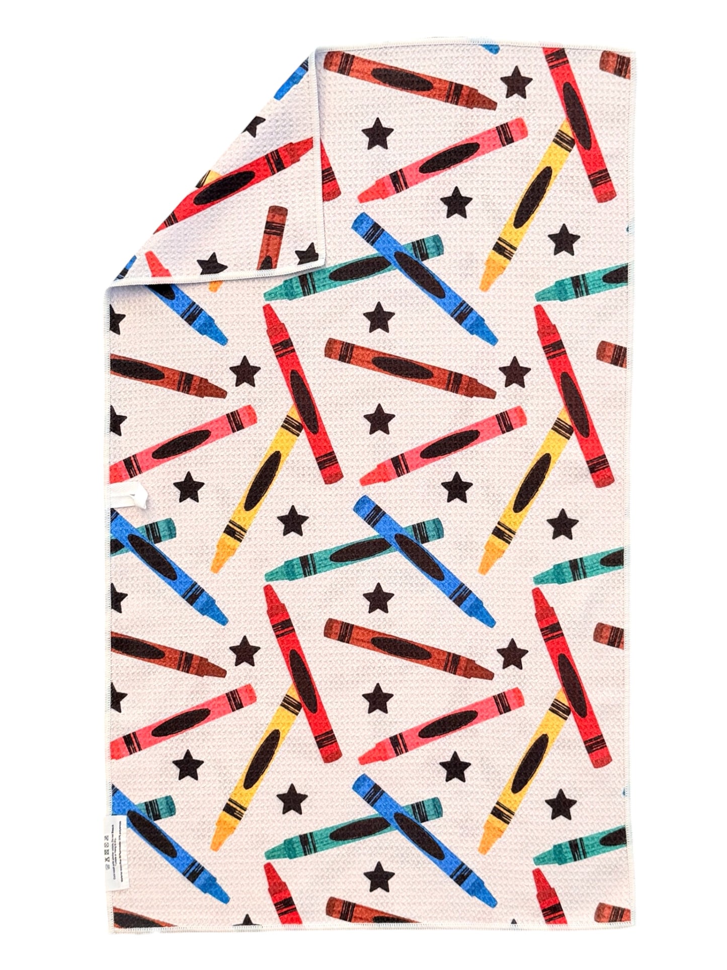 Crayon Confetti: Double-Sided Hand Towel