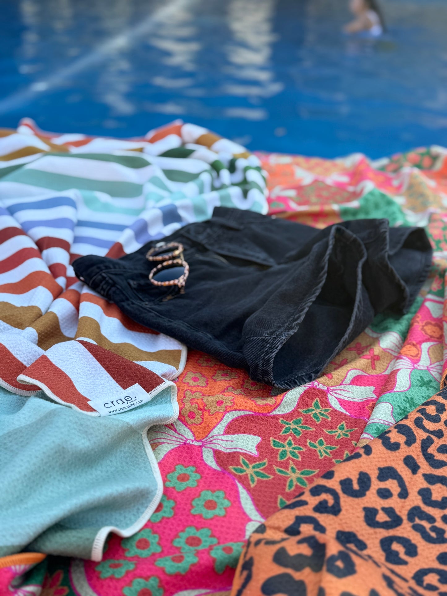 Staehli Pool Towel: Reversible