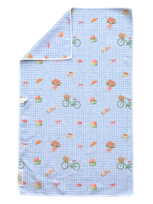 Paris Morning: Double-Sided Hand Towel